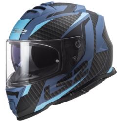 KASK LS2 FF800 STORM II RACER MATT BLUE ROZ.  L