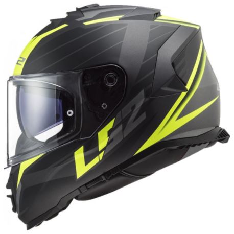 KASK LS2 FF800 STORM II NERVE M.BL. H-V YELLOW XL