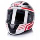 KASK LS2 FF353 RAPID II CIRCUIT WHITE RED-06 M