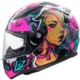 KASK LS2 FF353 RAPID II CYBERG M.PURP.CYAN-06 M