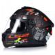 KASK LS2 FF808 STREAM II ANGRY MONKEY BLACK RED S