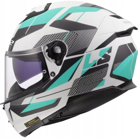 KASK LS2 FF808 STREAM II ROAD M. CYAN GREY-06 M