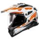 KASK LS2 MX702 PIONEER II NAMIB WHITE ORANGE S