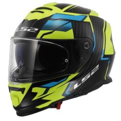 KASK LS2 FF800 STORM II TRACKER BL. H-V YEL-06 S