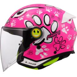 KASK LS2 OF622 FUNNY II PAWS PINK S