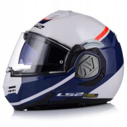 KASK LS2 FF906 ADVANT SWIPE WHITE BLUE-06 3XL