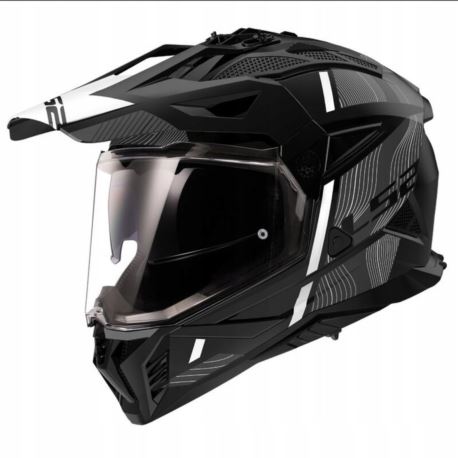KASK LS2 MX702 PIONEER II HILL MATT BL. WHITE XXL