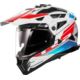 KASK LS2 MX702 PIONEER II NAMIB WHITE BLUE RED 3XL