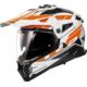 KASK LS2 MX702 PIONEER II NAMIB WHITE ORANGE XS