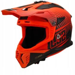 KASK LS2 MX708 FAST II DUCK MATT ORANGE RED M