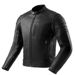 KURTKA SKÓRZANA OZONE COLT CZARNA ROZ. 3XL