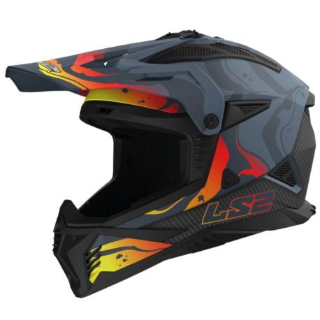 KASK LS2 MX708 FAST II WASH MATT DARK GREY-06 L
