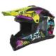 KASK LS2 MX708 FAST II GORILLA PURPLE H-V YEL XXL
