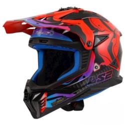 KASK LS2 MX708 FAST II WASH GLOSS RED 3XL