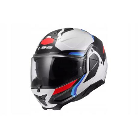 KASK LS2 FF910 ADVANT II TRIPLE WHITE BLUE RED M