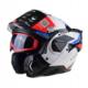 KASK LS2 FF910 ADVANT II TRIPLE WHITE BLUE RED M