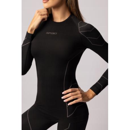 SPAIO DAMSKA KOSZULKA RAPID LONG BLACK L
