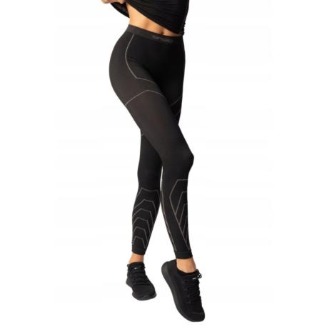 SPAIO DAMSKIE LEGGINSY RAPID BLACK L