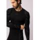 KOSZULKA SPAIO RAPID MĘSKA LONG BLACK S