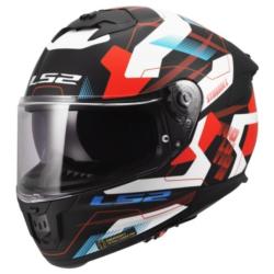 KASK LS2 FF808 STREAM II MIKA WHITE BLUE RED XL
