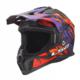 KASK LS2 MX708 FAST II GROTESK PURPLE ORANGE M