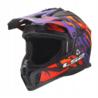 KASK LS2 MX708 FAST II GROTESK PURPLE ORANGE M