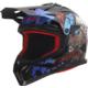 KASK LS2 MX708 FAST II ZOMBIE II BLACK RED BLUE M