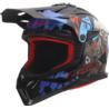 KASK LS2 MX708 FAST II ZOMBIE II BLACK RED BLUE M
