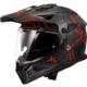 KASK LS2 MX702 PIONEER II CRAZY BLACK RED XL
