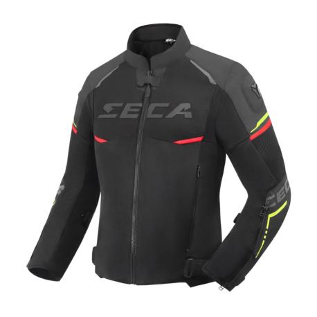 SECA KURTKA AIRFLOW III BLACK/RED/FLUO 2XL
