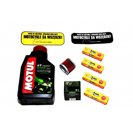 OLEJ MOTUL FILTR ŚWIECA HYOSUNG GPS 125 HYPER 98-01