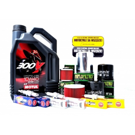 OLEJ MOTUL 300V FILTR ŚWIECE YAMAHA V-MAX 1700 09-12